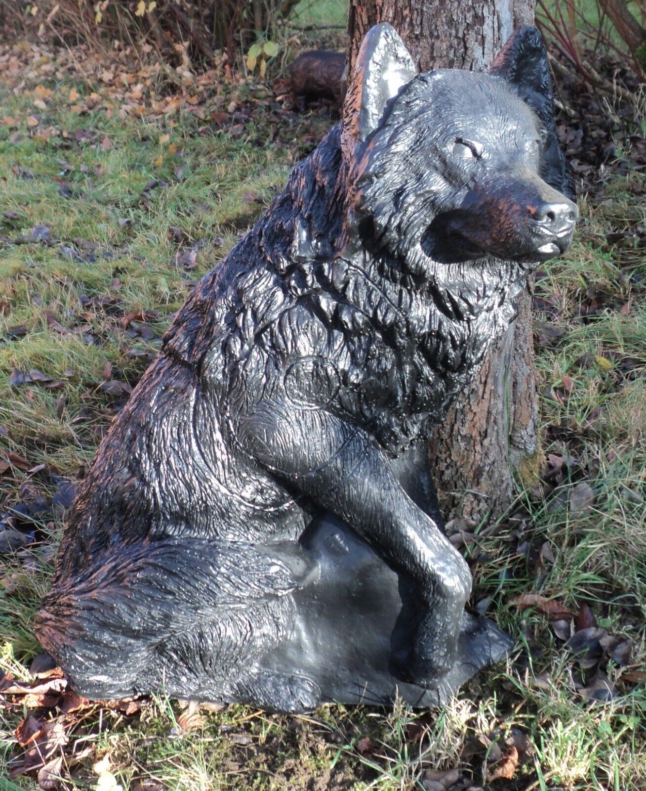 3D-Ziel Wolf Grimm schwarz IFFA3 - kb-bogensport