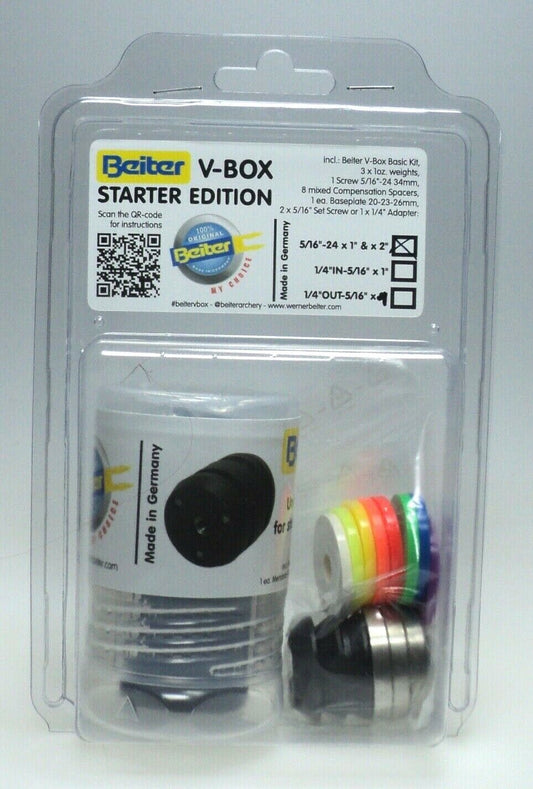 Beiter Dämpfer V-Box Starter Edition 5/16"-24" - kb-bogensport