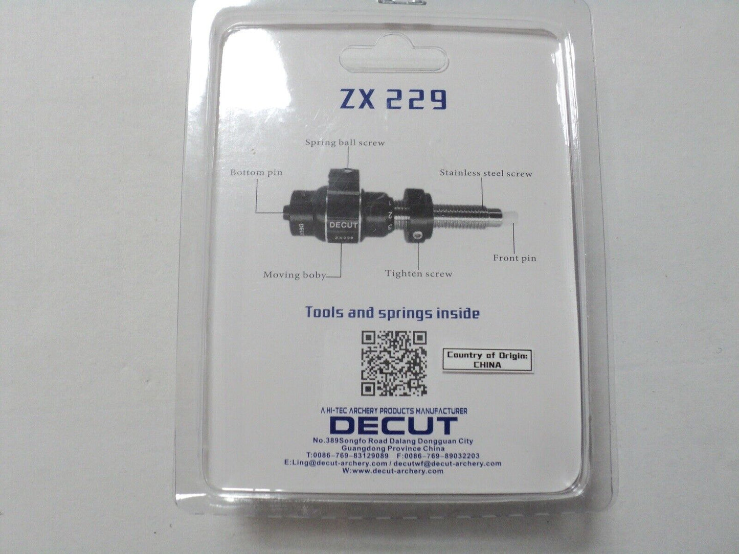 Decut Rasterbutton ZX 229 Button 5/16" - kb-bogensport