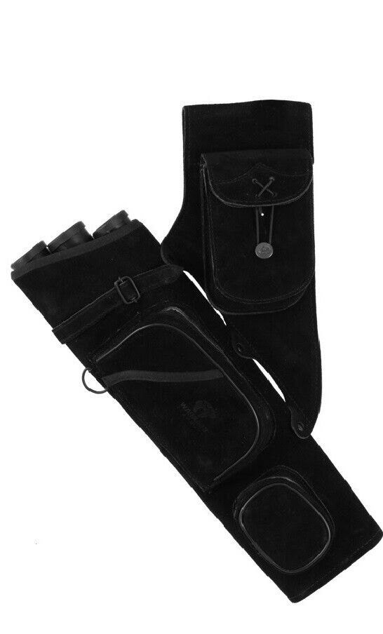 Seitenköcher Pfeilköcher Bearpaw Tube Wildleder - kb-bogensport