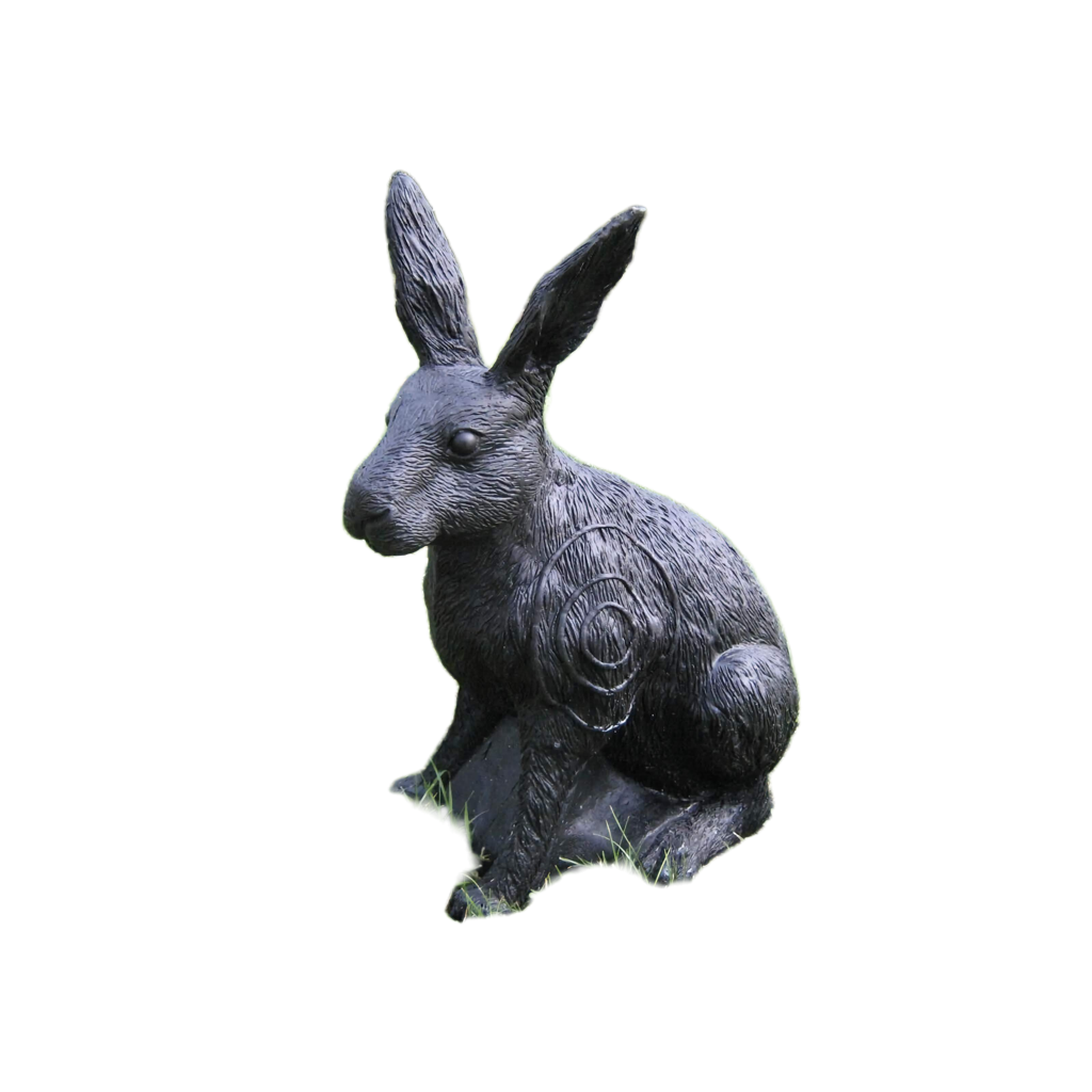 3D Ziel Hase Hoppel schwarz - kb-bogensport