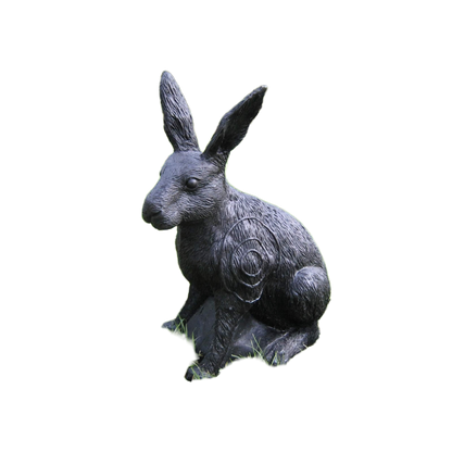 3D Ziel Hase Hoppel schwarz - kb-bogensport