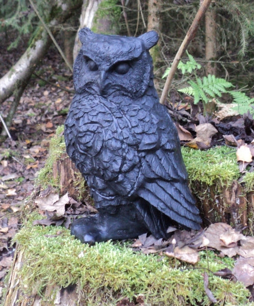 3D-Ziel Kauz Hedwig schwarz - kb-bogensport