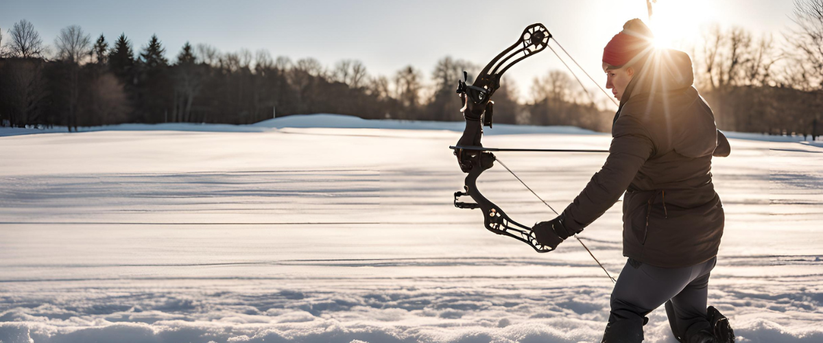 Bogensport im Winter