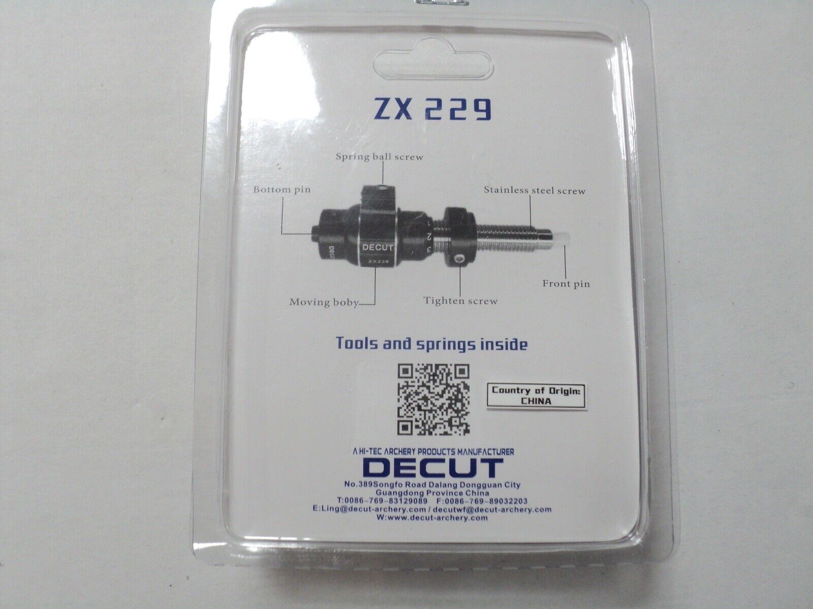 Decut Rasterbutton ZX 229 Button 5/16" - kb-bogensport
