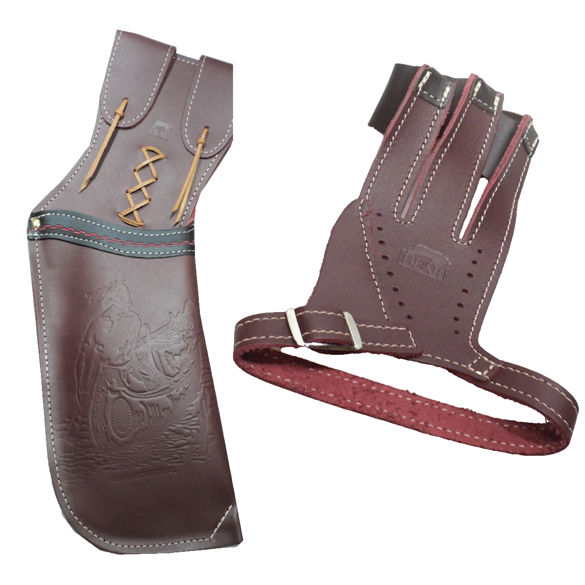 Köcher Neet Traditional + Neet Glove FB G1 RH - kb-bogensport