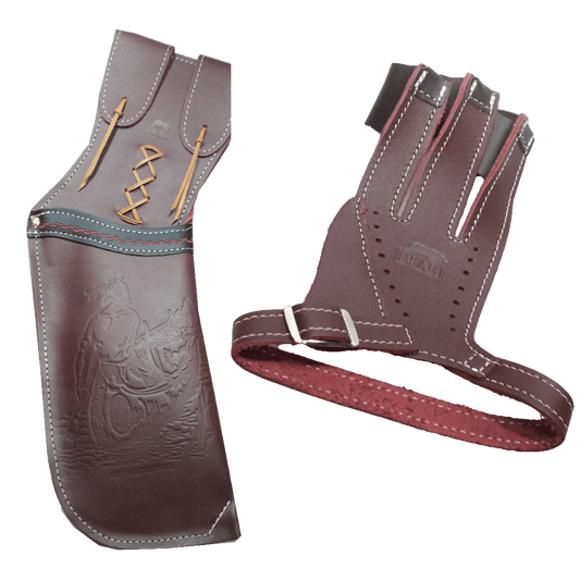 Köcher Neet Traditional + Neet Glove FB G1 RH - kb-bogensport