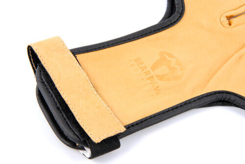 Schießhandschuh Bearpaw Top Glove braun - kb-bogensport