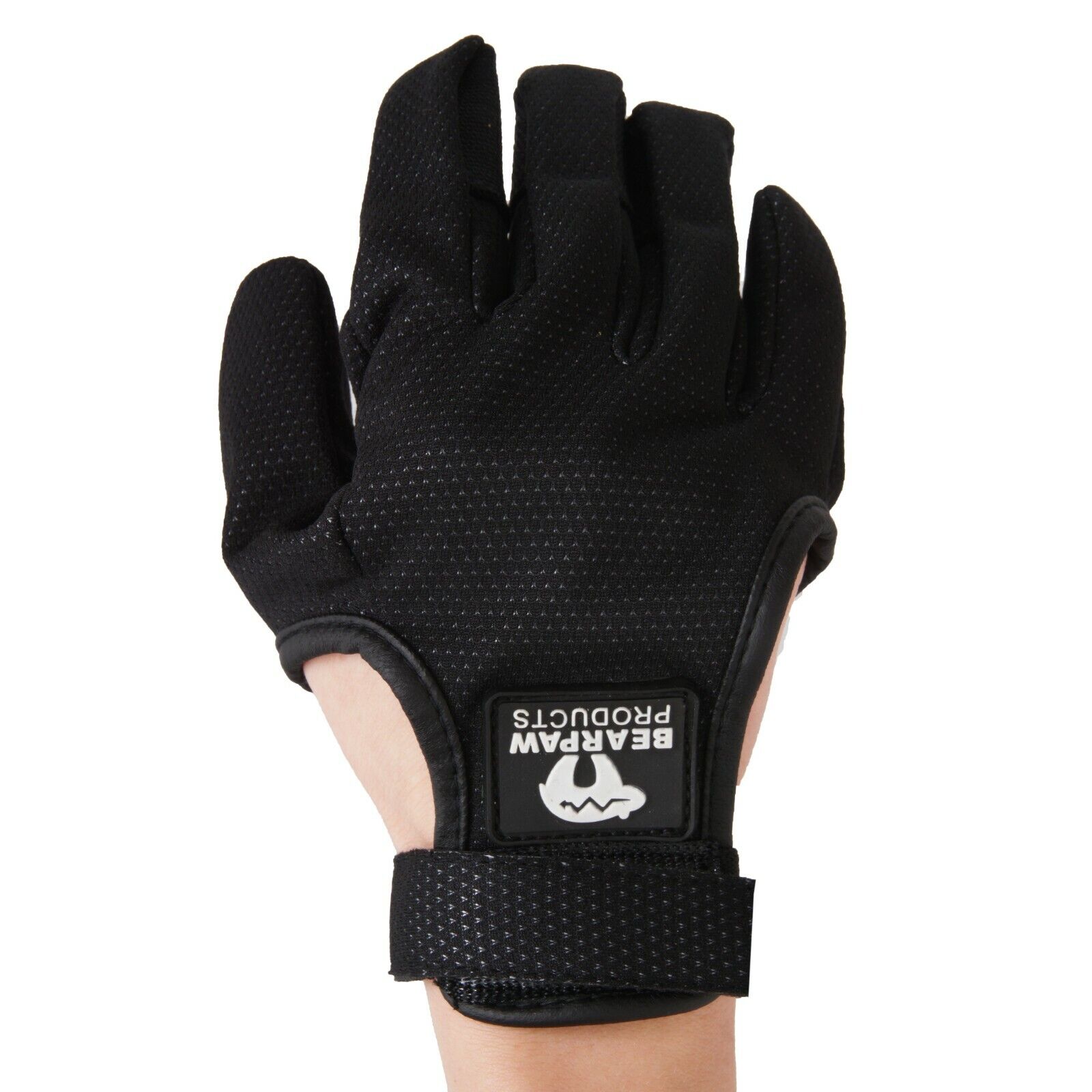 Schießhandschuh Paar Bearpaw Bowhunter Gloves schwarz - kb-bogensport