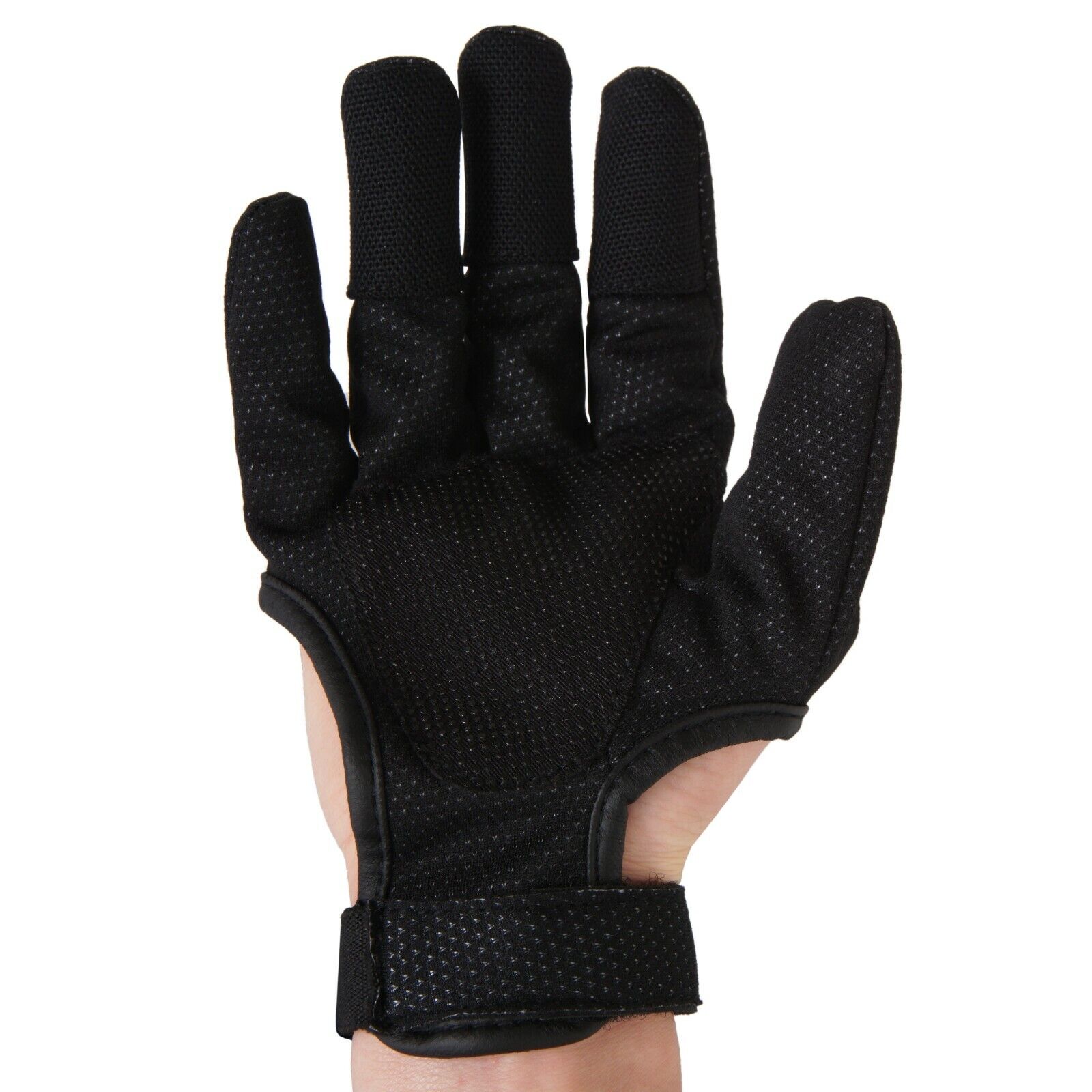 Schießhandschuh Paar Bearpaw Bowhunter Gloves schwarz - kb-bogensport