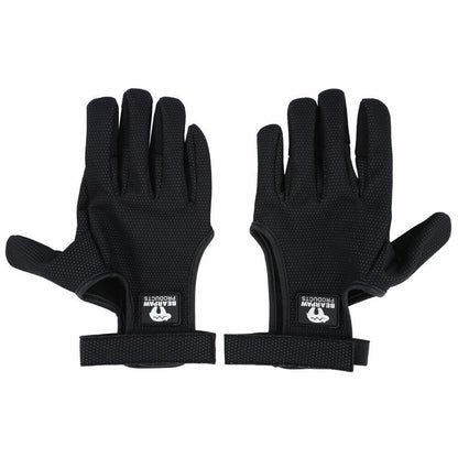 Schießhandschuh Paar Bearpaw Bowhunter Gloves schwarz - kb-bogensport