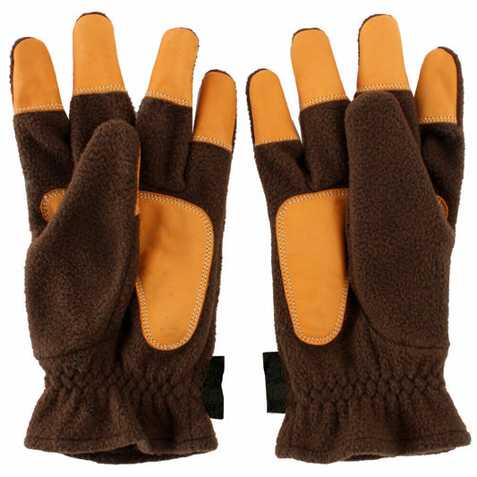 Schießhandschuh Paar Bearpaw Winter Archery Gloves braun - kb-bogensport
