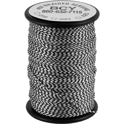 Wickelgarn BCY Diamondblack .025 60 yard schwarz/weiß - kb-bogensport