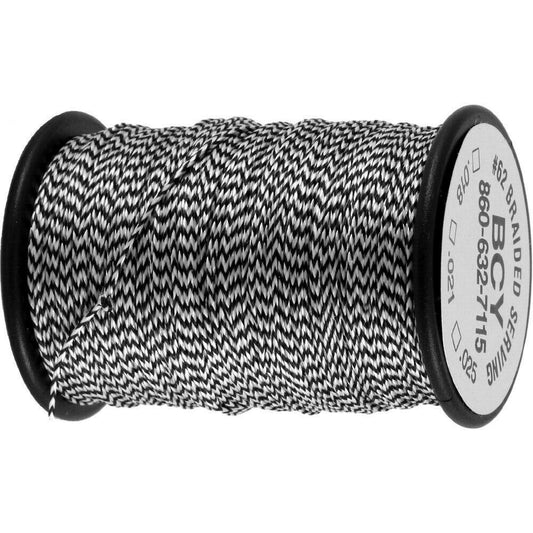 Wickelgarn BCY Diamondblack .025 60 yard schwarz/weiß - kb-bogensport