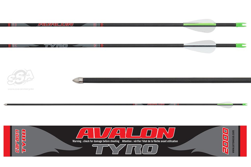 Fertigpfeile Carbonpfeile Avalon Tyro 4.2  Spine 2000 bis 600 6 Stück