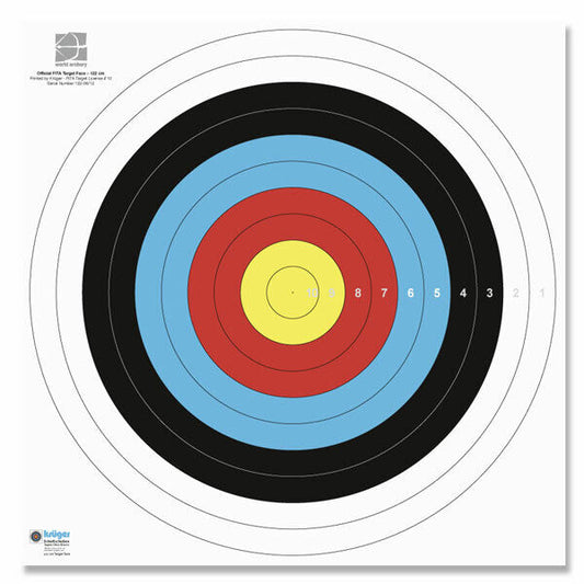 Auflagen Scheiben FITA Krüger 40cm 10er Pack - kb-bogensport