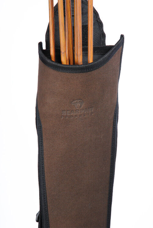 Rückenköcher Pfeilköcher Bearpaw Back Pack Traditional braun - kb-bogensport