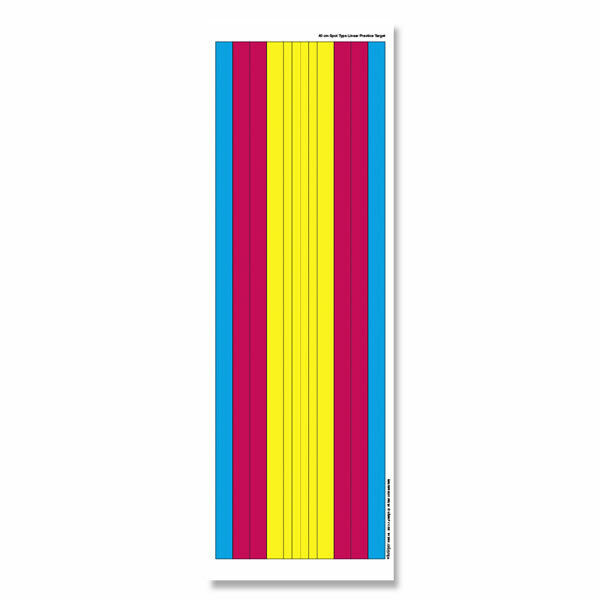 Ausbildungsscheibe Krüger 40 cm Linear 10er Pack - kb-bogensport