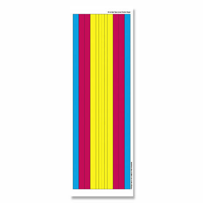 Ausbildungsscheibe Krüger 40 cm Linear 10er Pack - kb-bogensport